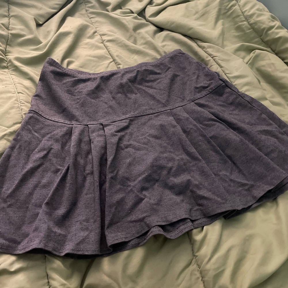 Chic Women's Skater Skirt in Charcoal